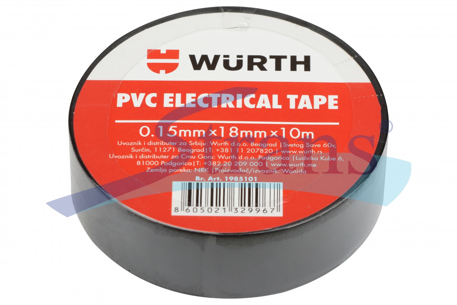 iruさま専用① Стрічка Ізоляційна (Ізолента) Wurth 18Mm L-20M Чорна 19851011